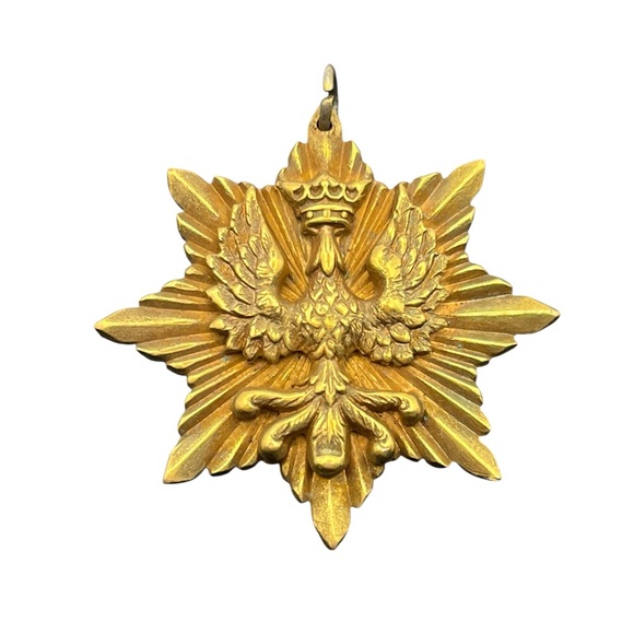 Castlecliff order of the Phoenix Greek republic gold tone pendant for necklace